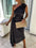 RosePetal Asym Pleated Dress - Sexy Evening Glam - LauBelle Brand