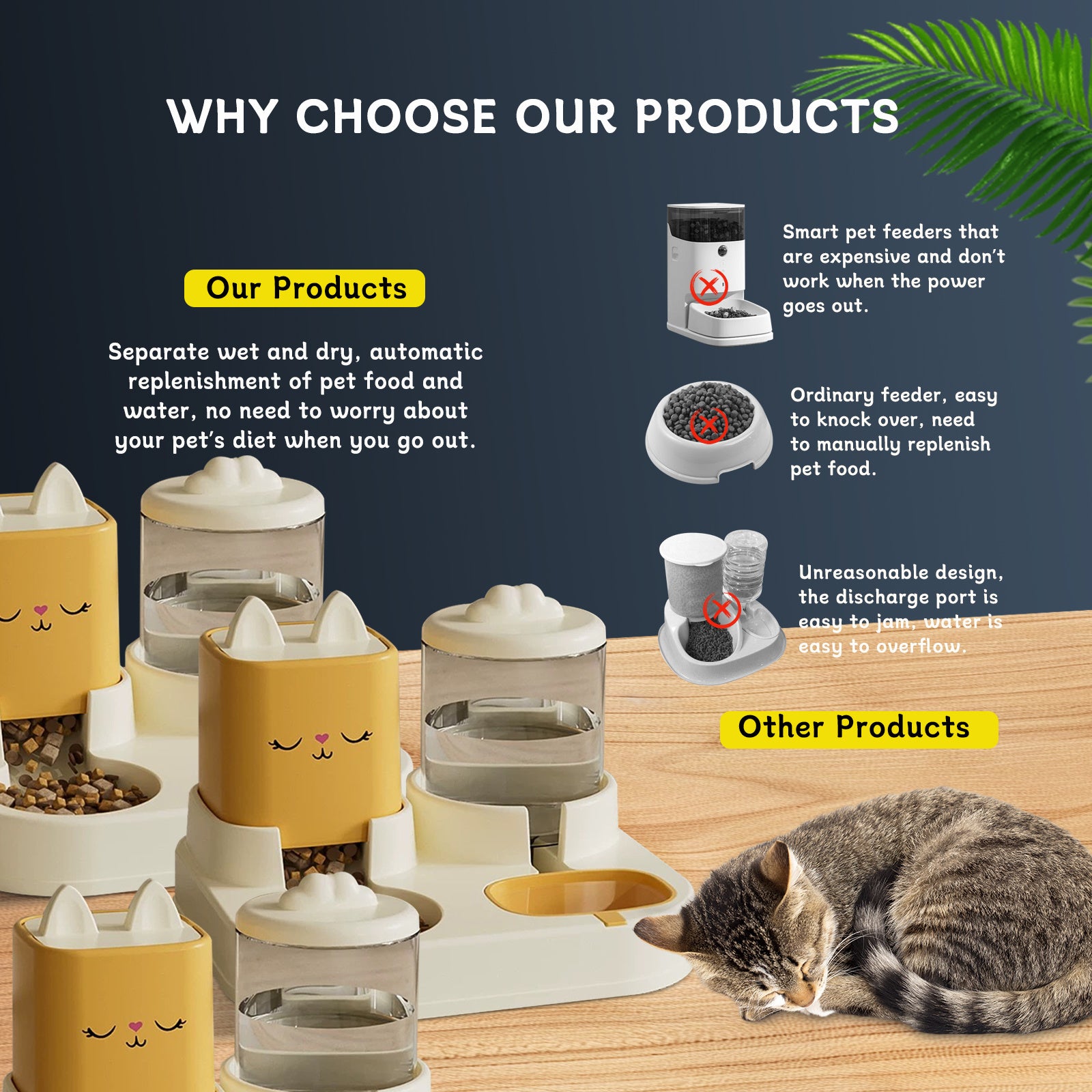 PetPal DuoFeeder: Auto Water & Dry/Wet Food Station - LauBelle
