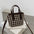 Chic Houndstooth Checkerboard Shoulder Tote for Women - LauBelle Brand