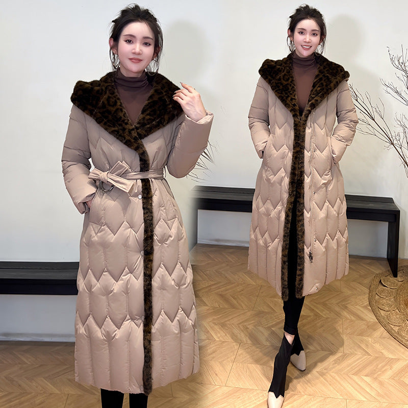 StitchBelt Elegance: Slim Overknee Cotton Jacket - LauBelle Brand