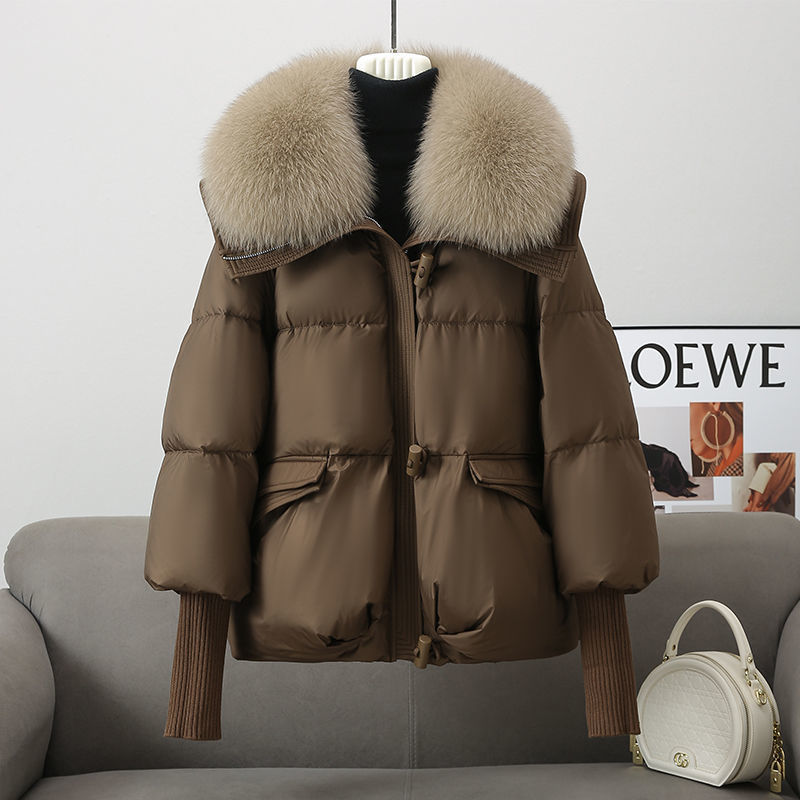 CozyFluff Women's Short Fur Collar Jacket - LauBelle Brand