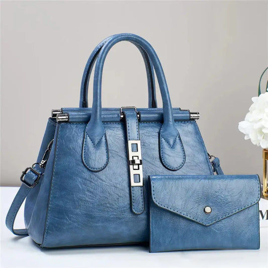 Candy Pop Retro Textured Large Capacity Shoulder Bag