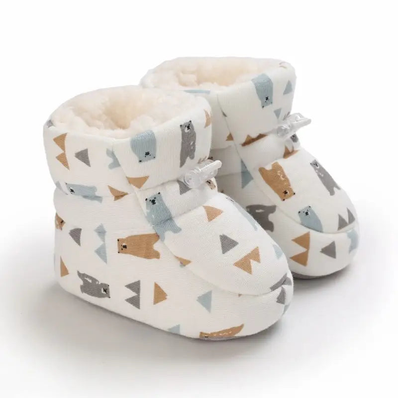 Cartoon Cozy Toddler Shoes - Little bear / 11cm