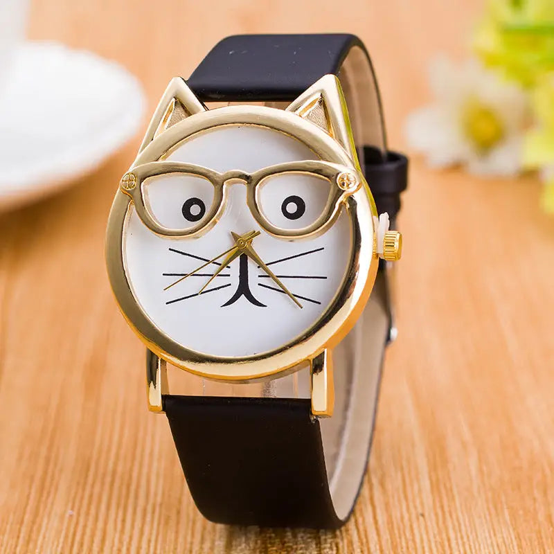 Cartoon Kid Watch - Black
