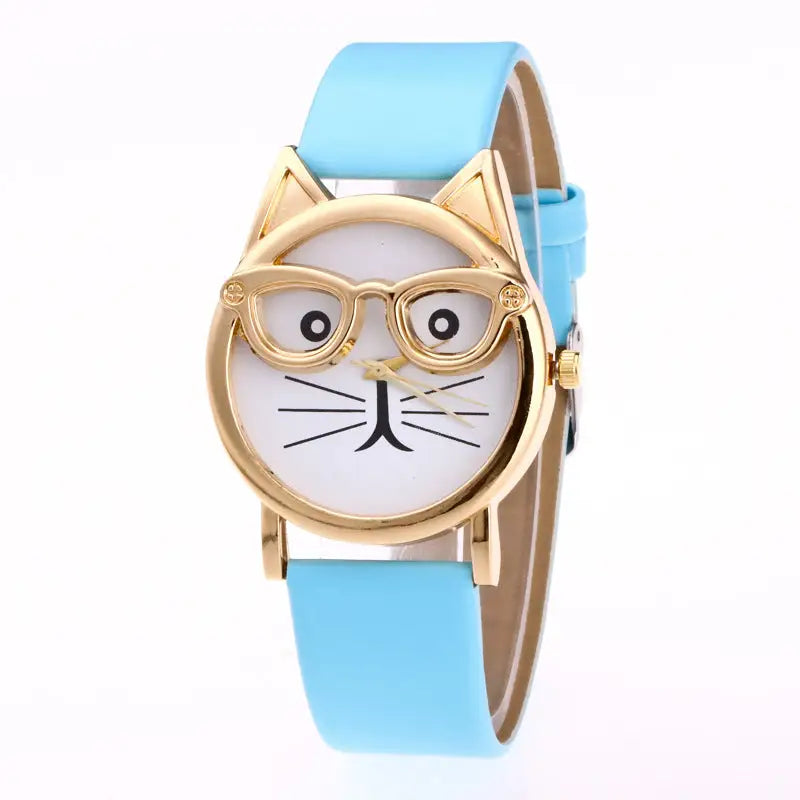 Cartoon Kid Watch - Light blue