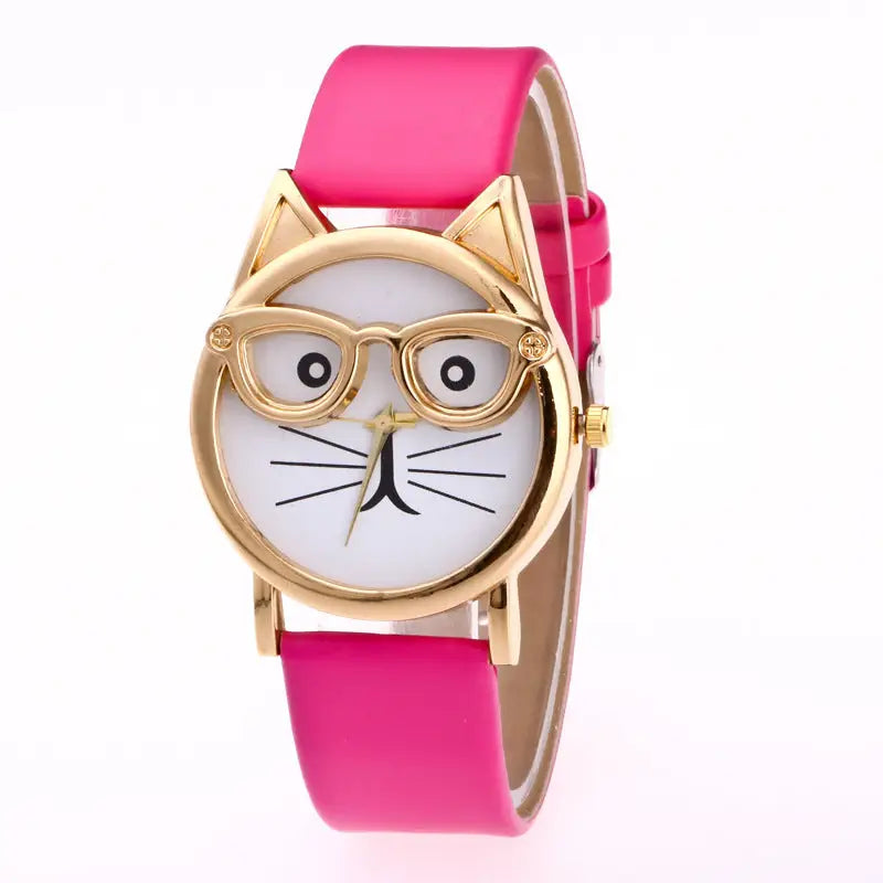 Cartoon Kid Watch - Rose red