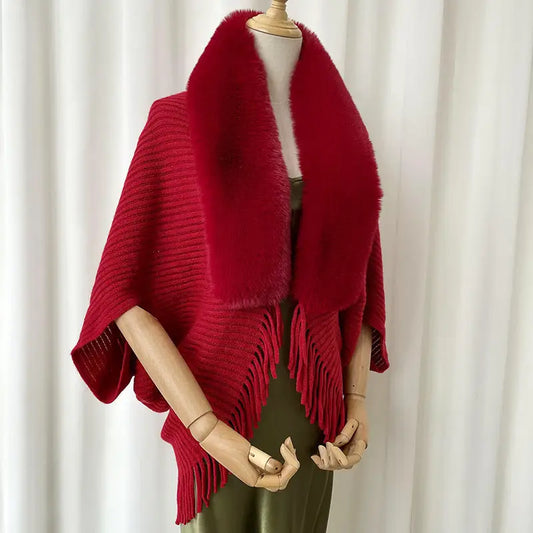 Cashmere Cozy Scarf - Red