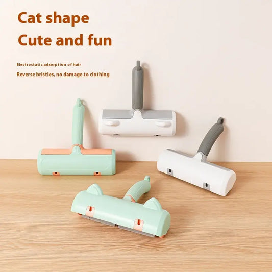 Cat Hair Removal Brush in Mint Green or Twilight Gray