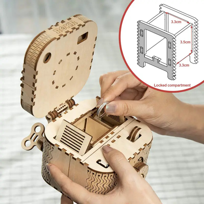 Wooden 123 Piece Assembly Kit for Ages 8 and Up