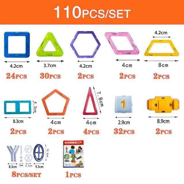 ABS Magnetic Building Blocks Small Particle Educational Toy
