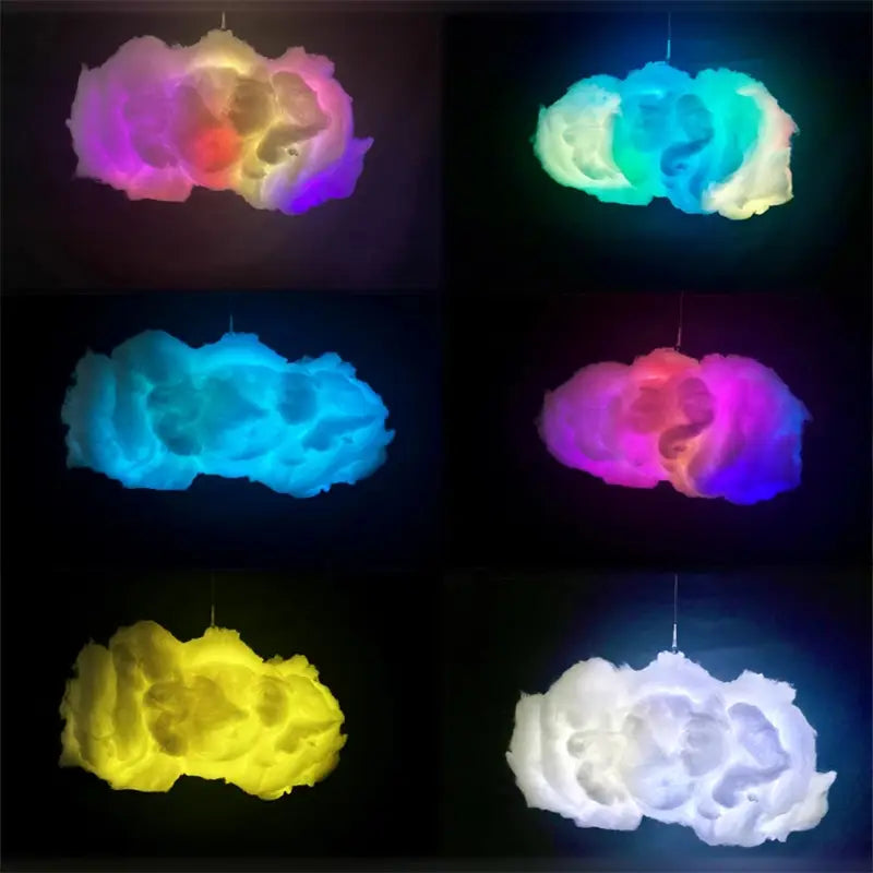 Big Cotton Cloud Lightning Light with APP Control and Music Remote 60 70CM