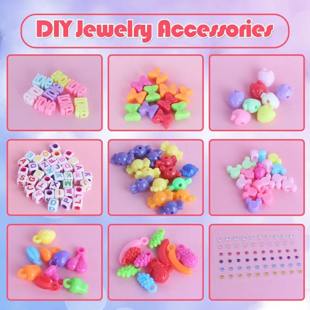 Charms Armband Set für Mädchen Prinzessin Geschenk 5