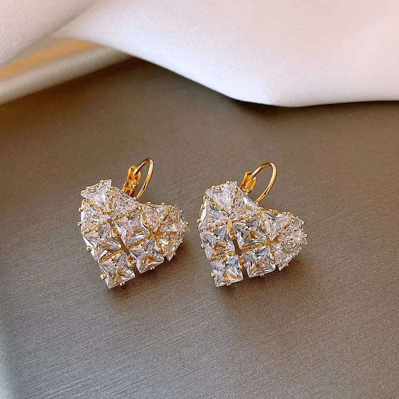 Chérie Zircon Earrings - Love