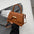 Chic Carryall Handbag - Brown