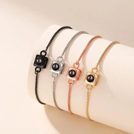 Chic Cube Slide Bracelet: Modern Style - 7