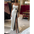 Chic Eclipse Strapless Slit Dress - White / XS - 4
