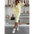 Chic Harmony 2-Piece: Dress & Cardigan Ensemble - Yellow / S