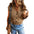 Woman’s ribbed knit button-down vest.