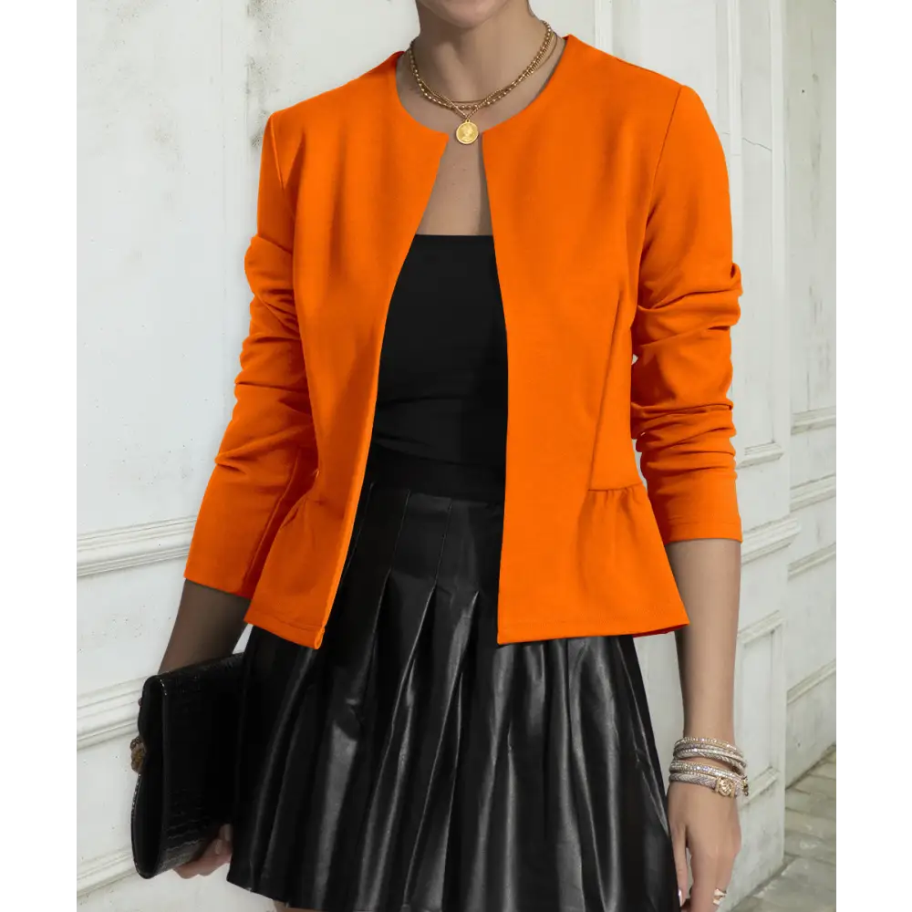 Chic Petite Suit: Autumn Winter Elegance - QR166419150 / S