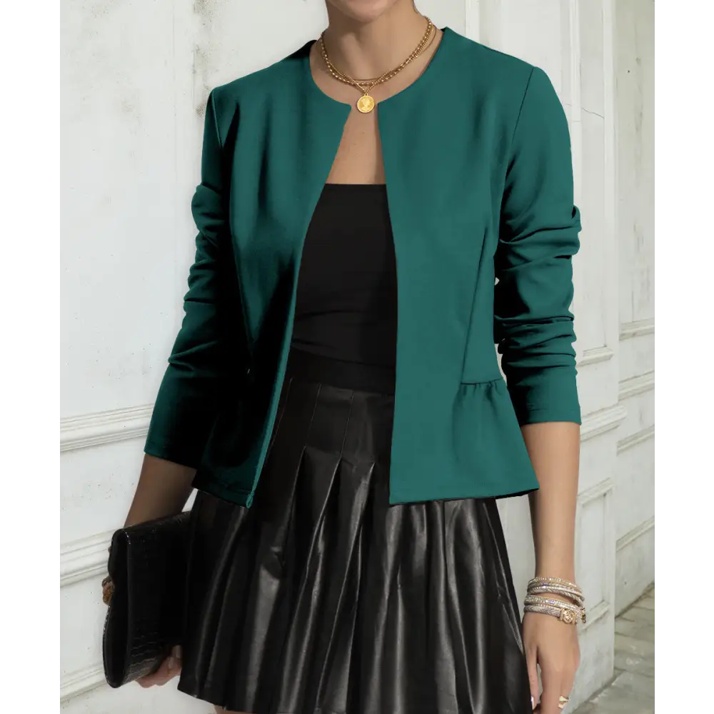 Chic Petite Suit: Autumn Winter Elegance - QR166419151 / S