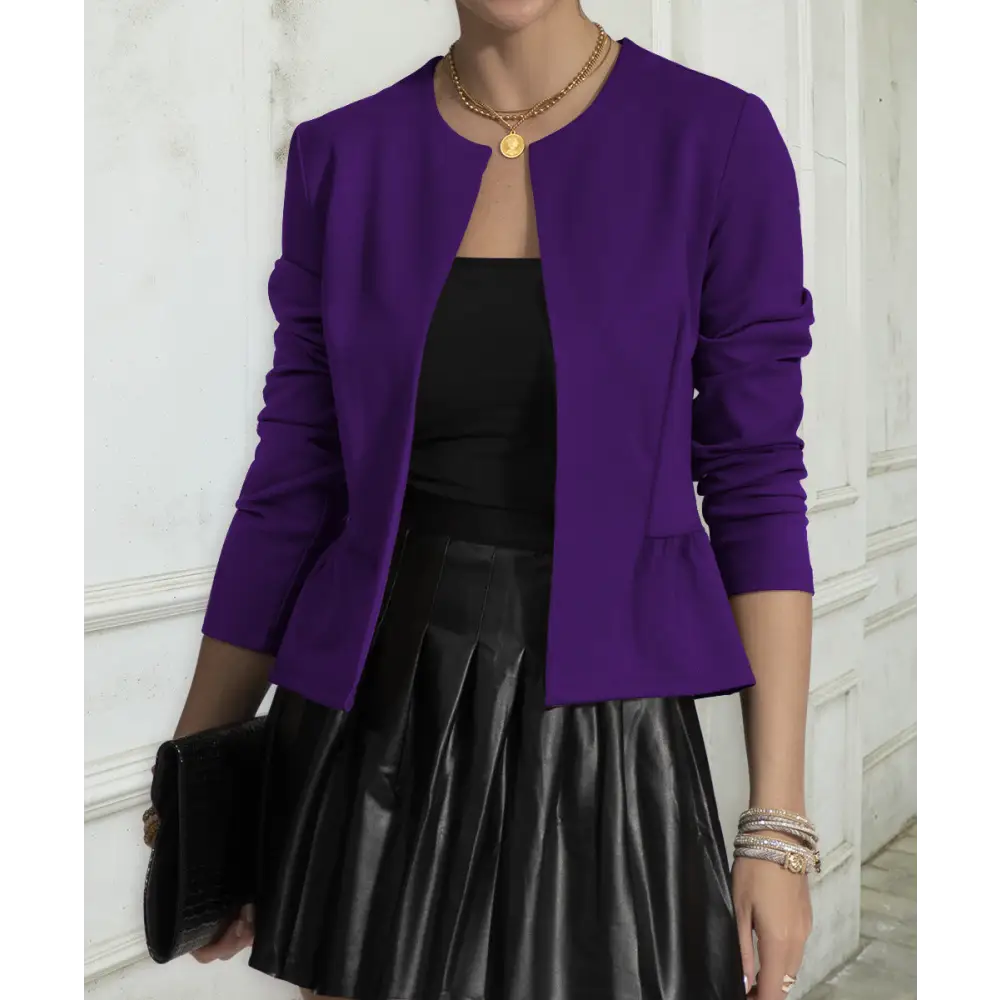 Chic Petite Suit: Autumn Winter Elegance - QR166419159 / S