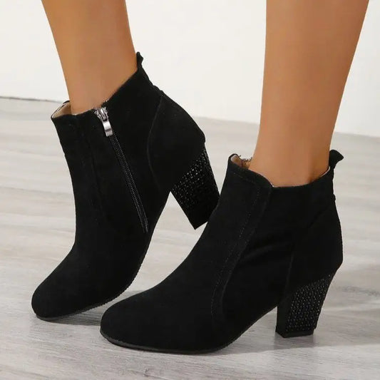 Chic Suede Martin Boots