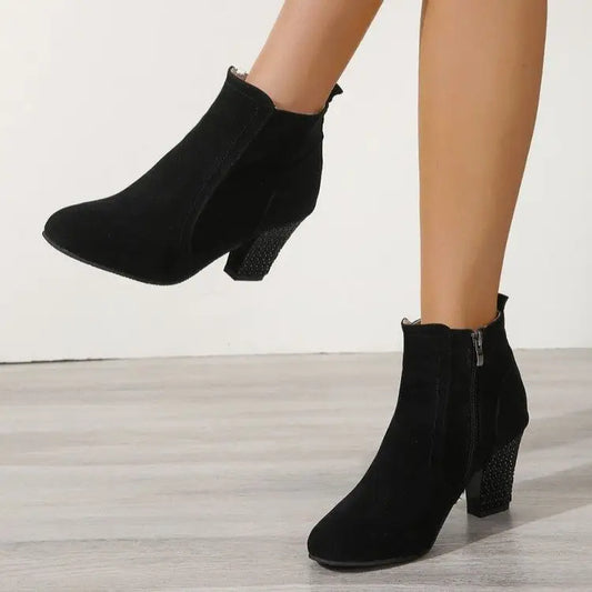 Chic Suede Martin Boots