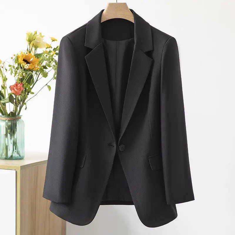 ChicBeige Blazer: Effortless Style - Black / M