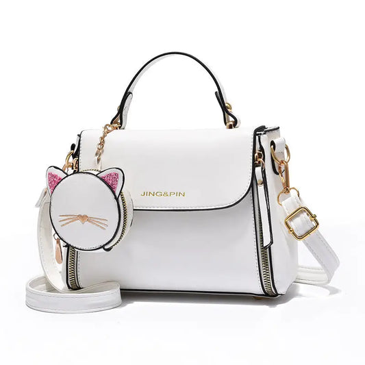 ChicCarry: Large-Capacity One-Shoulder Messenger Bag - White / Small