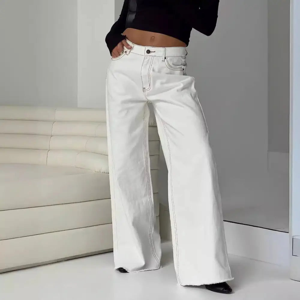 ChicComfy Euro-America Women’s Denim Trousers