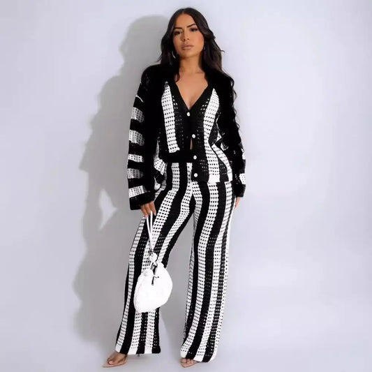 ChicCut Cozy: 2-Piece Sweater & Wide Leg Set
