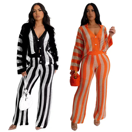 ChicCut Cozy: 2-Piece Sweater & Wide Leg Set