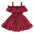 ChicEase: Women’s Solid Casual Dresses - Burgendy / 2T
