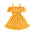 ChicEase: Women’s Solid Casual Dresses - Gold / 2T