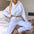 ChicFit: Women’s 2-Piece Jogging Tracksuit Set - Big White / S - 4