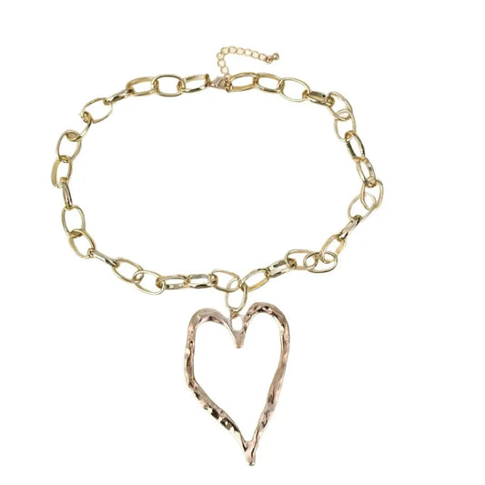 ChicHeart: Women’s Versatile Metal Necklace
