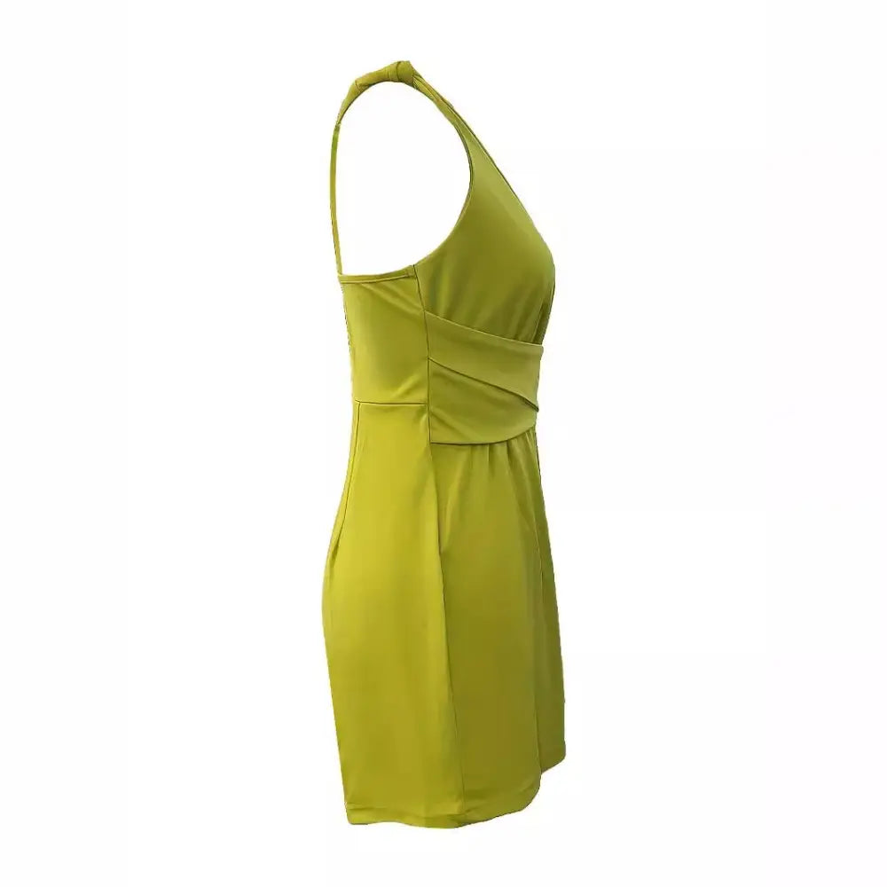 ChicHue: Women’s Cross-Sling Sleeveless Jumpsuit