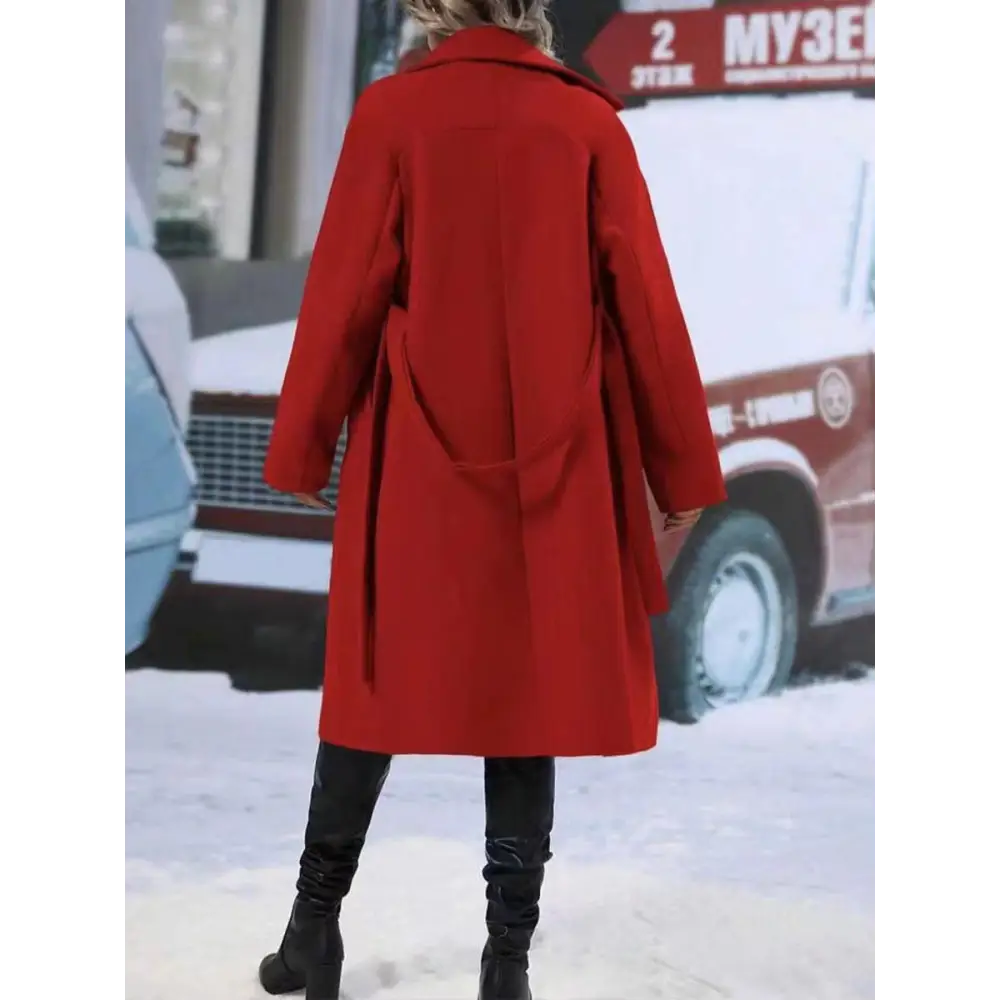 ChicLap: Double-Breasted Belted Winter Trench