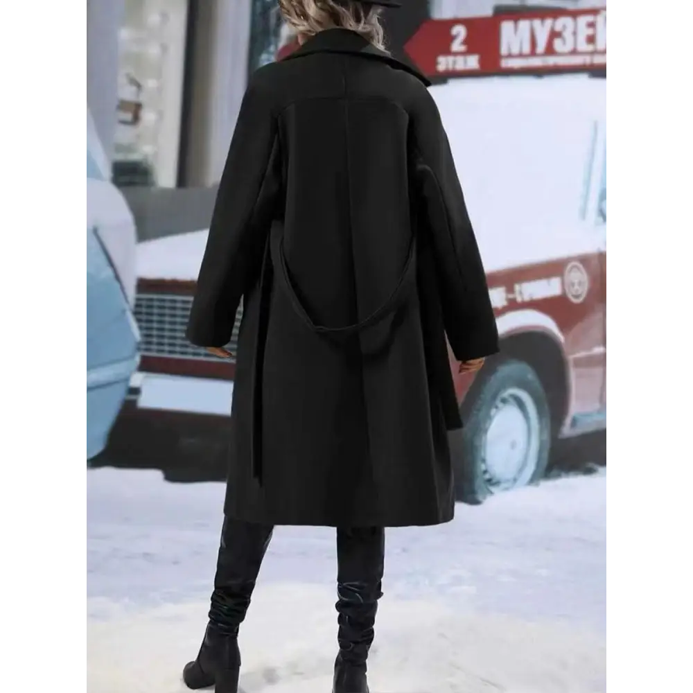ChicLap: Double-Breasted Belted Winter Trench