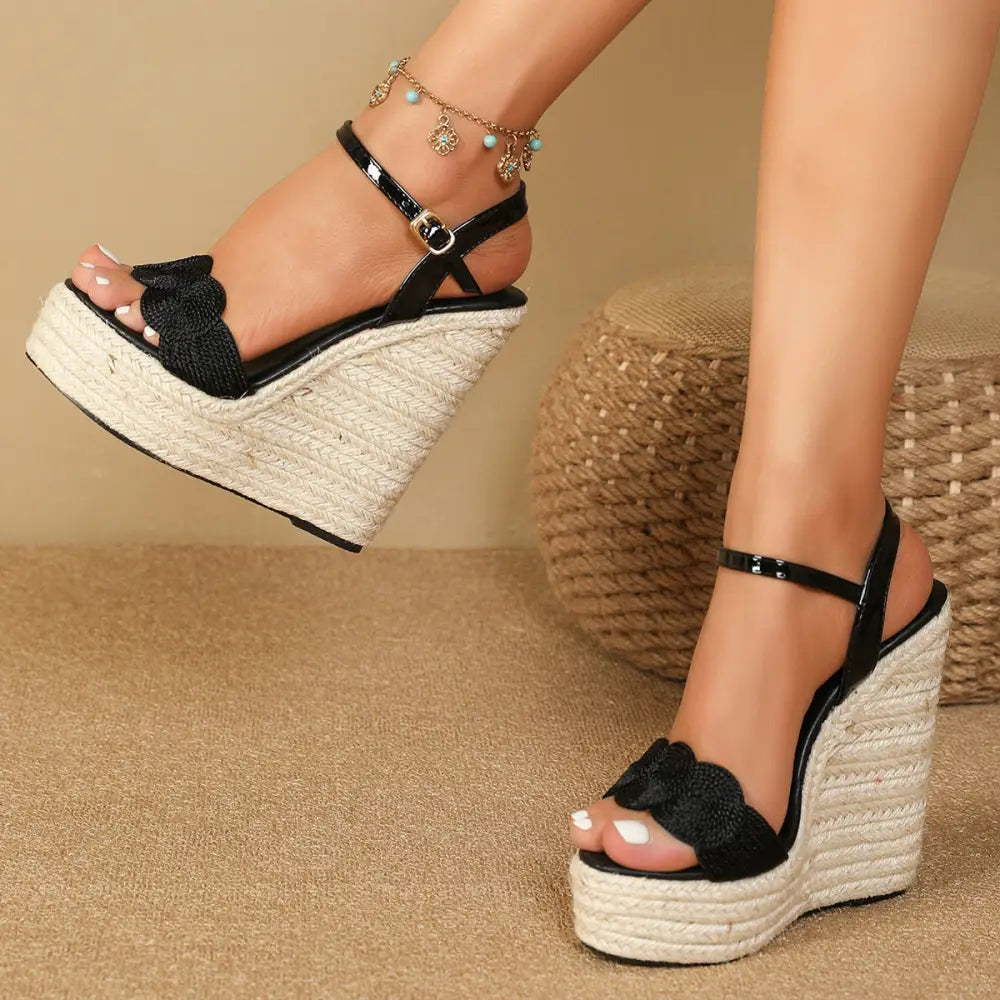 ChicLift: Trendy Wedge Platform Sandals