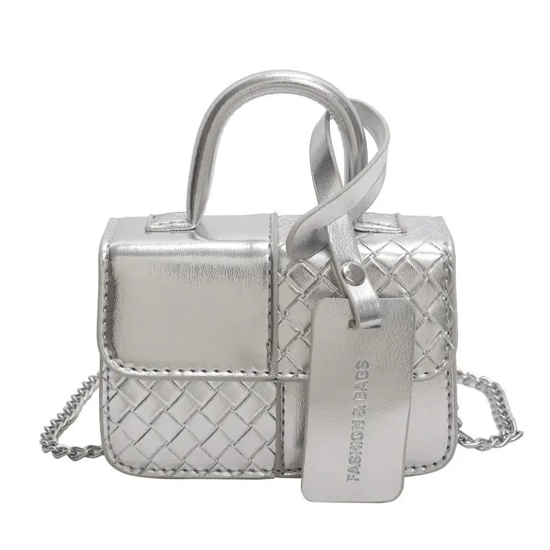 ChicNiche: Women’s Artistry Shoulder Bag - Silver Trumpet