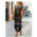 ChicPrint Round Neck Pocket Dress - Element 2 / 2XL