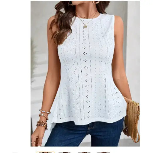 ChicPrint Women’s Digital Fashion Top - White / S