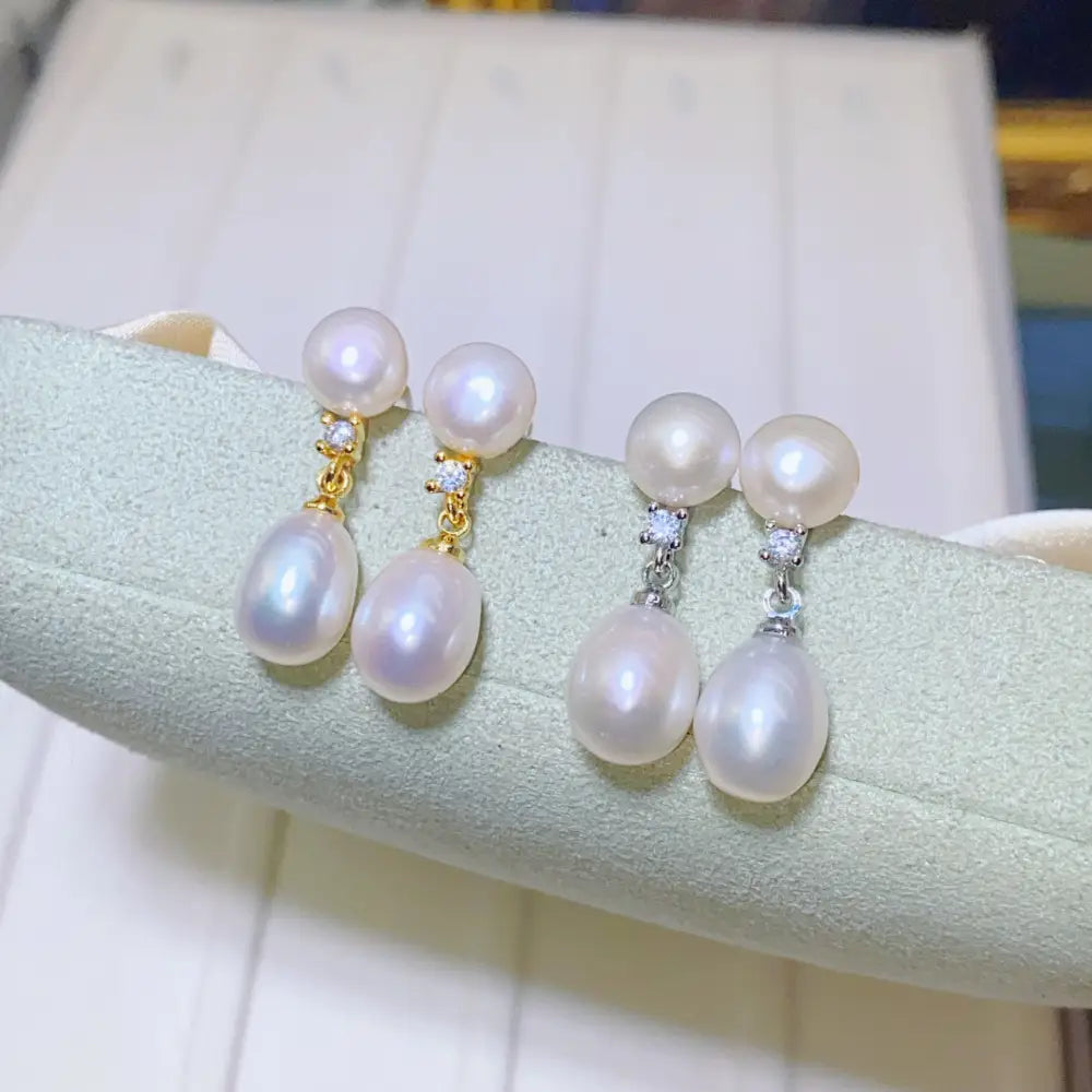ChicS925 Retro Shine: Elegant French Earrings