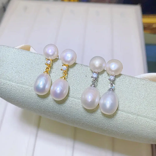 ChicS925 Retro Shine: Elegant French Earrings