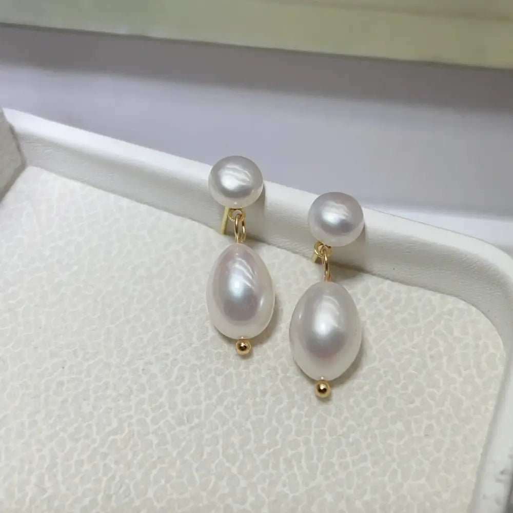 ChicS925 Retro Shine: Elegant French Earrings - 5122A / Golden Holder