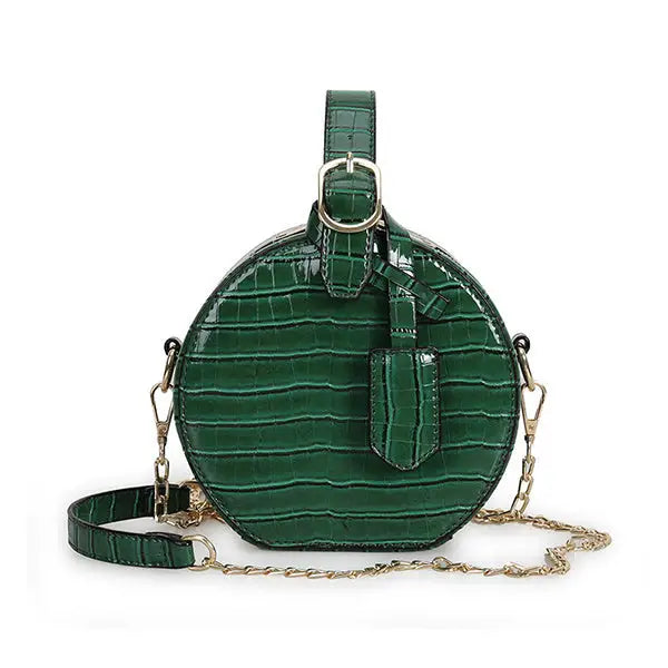 ChicSling: Fashionable One-Shoulder Messenger Bag - Green