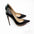 ChicStep Black Peep Toe Buckle Heels - Black J222 2 / 35
