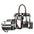 ChicTote: Luxe Plaid Designer Handbags for Women - Black