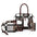 ChicTote: Luxe Plaid Designer Handbags for Women - Brown